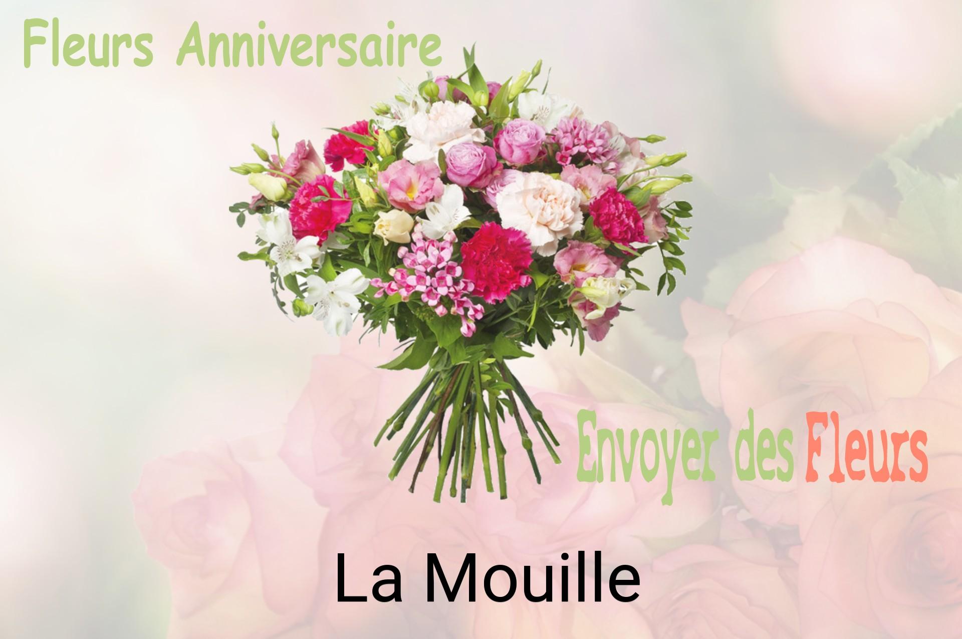 Bouquet de fleurs d’anniversaire livré à La Mouille